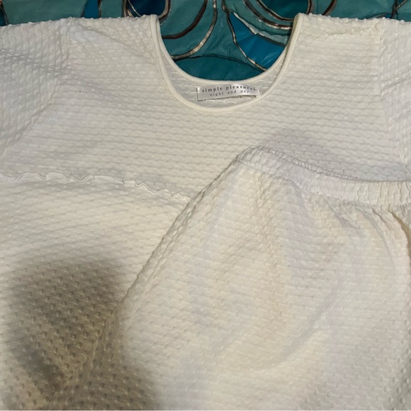 Simple Pleasures Night & Day - Short Sleeve Long Top & Palazzos Dot Collection - Picture 3 of 14